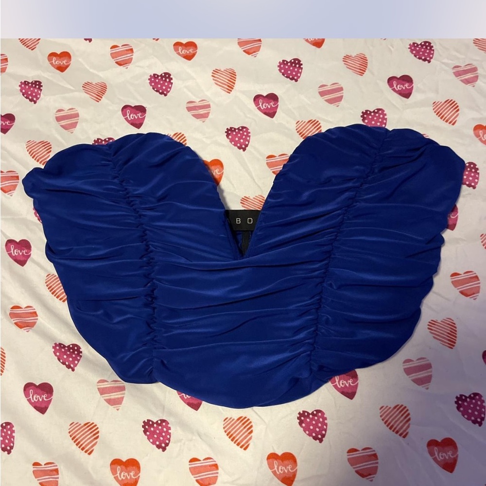 Sabora Royal Blue Ruched Top